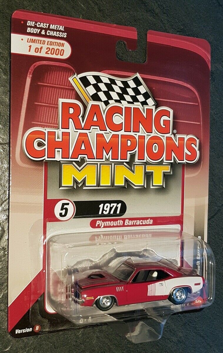 RC2 Mint 1/64 - 1971 Plymouth Barracuda Pink Diecast Model Car