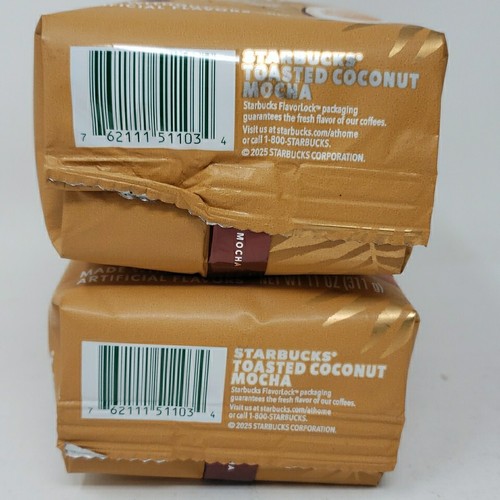 2 bags Starbucks Toasted Coconut Mocha 11oz Ground Coffee Limited Edition - Picture 8 of 8
