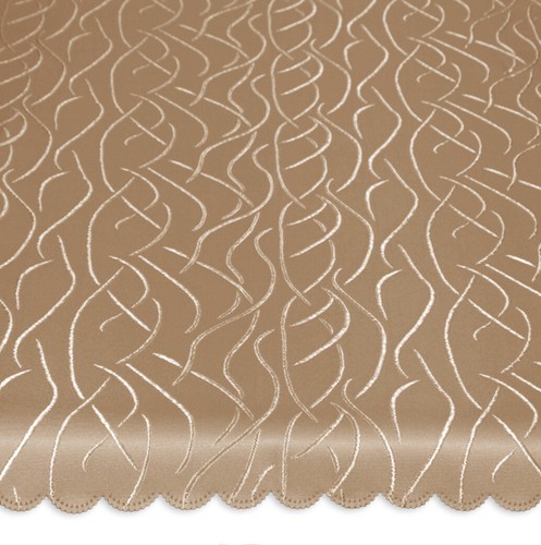 Tischdecke oval 135x180 cm Tafeltuch Struktur damast Streifen bügelfrei - Bild 9 von 18
