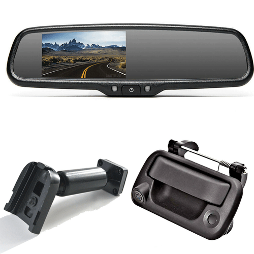 4.3" Car Monitor Tailgate Handle Backup Camera Kit For Ford Form F150 F250 F350 - Picture 1 of 13