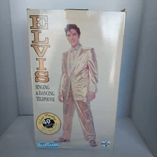 ELVIS PRESLEY TELEMANIA TELEPHONE SINGS DANCES LIMITED EDITION EUC IOB WORKS