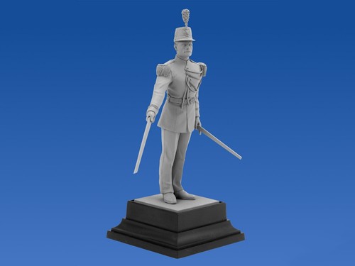 French republican guard officer ICM 16004 Plastic model kit figures Scale 1:16 - Picture 6 of 10