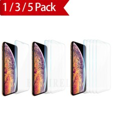 1/3/5X For iPhone 8/XS/11/12/13/14 15 16 17 Tempered Glass Screen Protector Lot