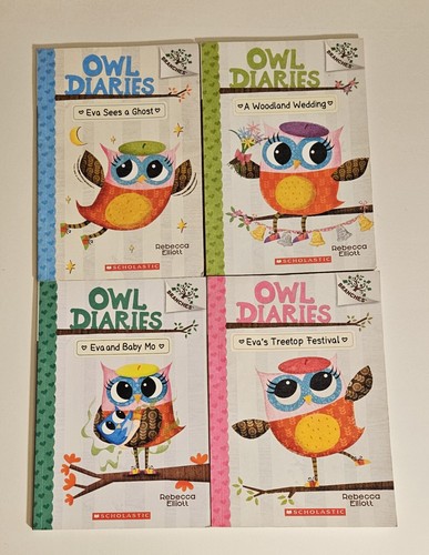 Lot 12 Owl Diaries And Unicorn Diaries Books By Rebecca Elliott - Picture 6 of 11