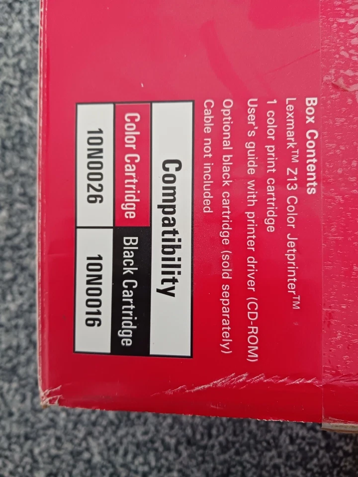 Lexmark Z13 BRAND NEW IN BOX Inkjet Digital Photo Printer Color Jetprinter - Image 3 of 4