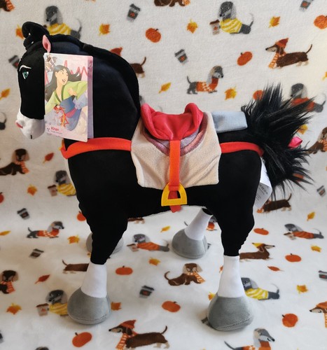 Disney Store Khan Mulan Horse Soft Toy Plush Tagged Princess - Picture 2 of 4