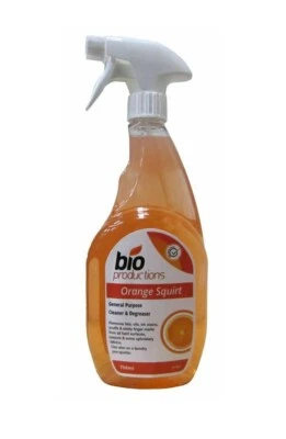 BIO-PRODUCTIONS BIO-PRODUCTION Orange Squirt Strong Citrus APC Cleaner Degreaser 750ml Spray