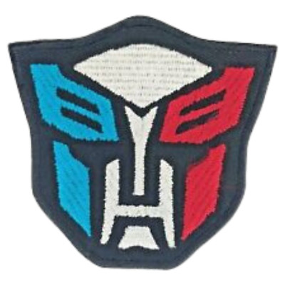 Auto Bot Gesicht Transformers Film Auto Stickerei Patches Aufbügeln Nähen Stoff Jacke