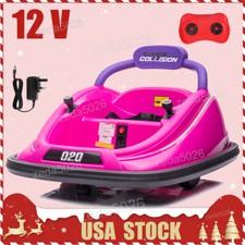12V Ride On Bumper Car 360  Spinning for Kids Electric Toys w/ Remote Control