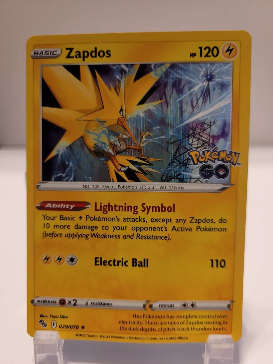 Zapdos Holo - Pokémon Go Pokémon card 029/078