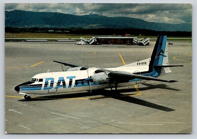 DAT Delta Air Transport Fairchild 227B Airplane Postcard 4x6