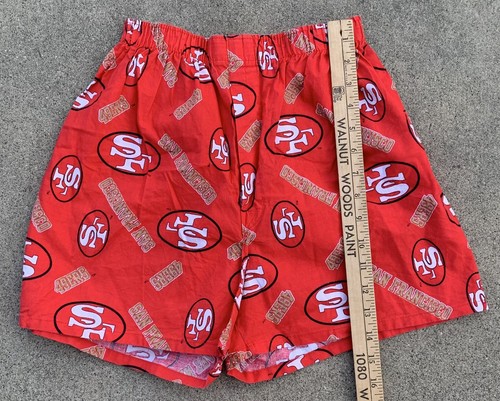 vintage SF San Francisco boxer shorts 49ers boxers 32-M-34 made in USA - Picture 12 of 12