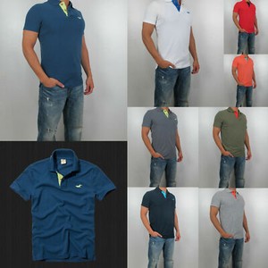 hollister stretch polo shirt