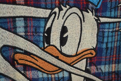 Gucci x Disney Donald Duck Flash Flannel Shirt Wool 48 Italy | eBay
