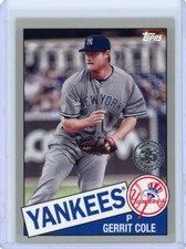 2020 Topps 1985 Style Platinum #85TB-18 Gerrit Cole #1/1