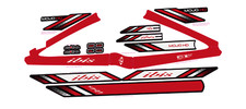 Kit Adesivi Decalcomania Telaio MTB Nero Ibis Mojo HD3 Grafica Vinile Wrap Protezione