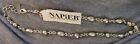 Look Beaded Chain Lobster Clasp New Napier Necklace 18" Silver