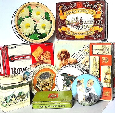 VINTAGE SAMMELDOSEN - zum RESTAURIEREN - ANKLICKEN - AUSWÄHLEN - zum STÖBERN und BESTELLEN