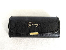 Celine Case Sunglasses Eye Glass Black Leather Hardshell, New