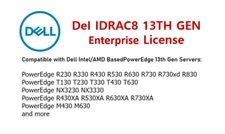 Dell iDRAC8 Enterprise License for 13th Server R730 R630 R530 R430