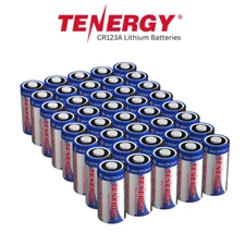 Tenergy Non Rechargeable CR123A 3V Lithium Batteries CR17345 DL123 EL123 Lot