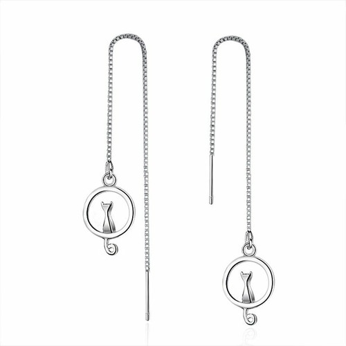 Boucles d'oreilles oiseau colibri mode fileteur clou crochet long gland cristal - Photo 76 sur 78