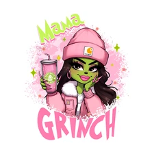 Direct To Film Transfer, Ready to Press, Iron on Transfer, DTF, Grinch