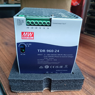 1PCS New Mean well TDR-960-24 24V 40A Power Supply Free Shipping#QW