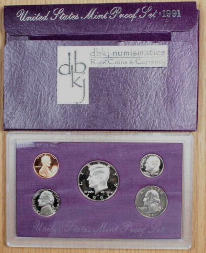 1991 S US Mint Proof Set - OGP