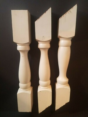 (LOT OF 3) Recliaimed Newel Posts 16-17'' Long 2-1/2'' Wide