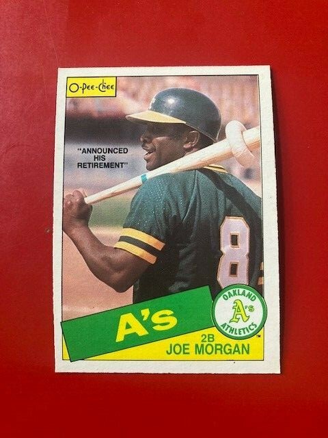 1985 O-Pee-Chee baseball OPC #352 JOE MORGAN NRMT