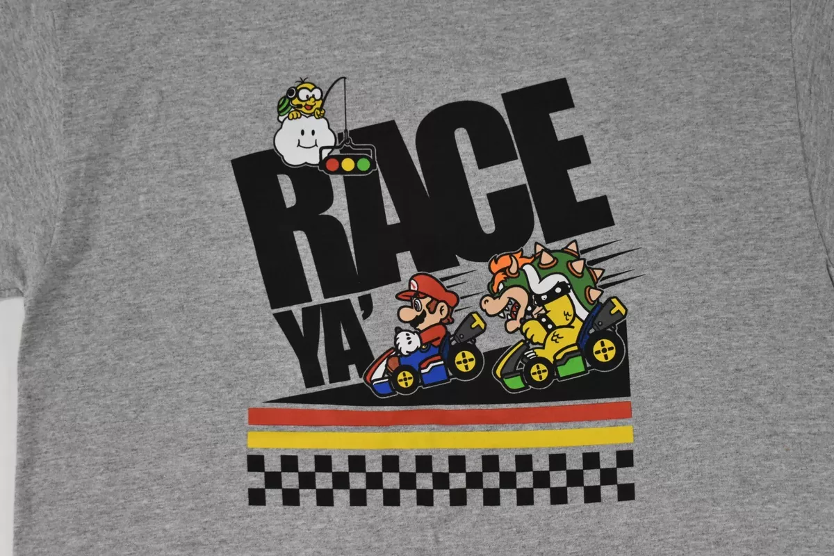 Men's Nintendo Mario Kart Bowser Mario Racing Tee