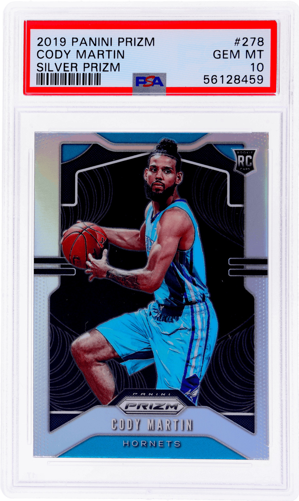 2019 Panini Prizm Cody Martin Silver Prizm #278 PSA 10 Rookie RC