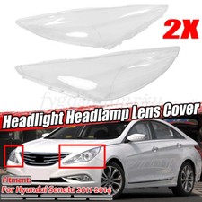 Per Hyundai Sonata 2011-2014 Coppia Copri Lenti Faro Anteriore Sostituzione Faro