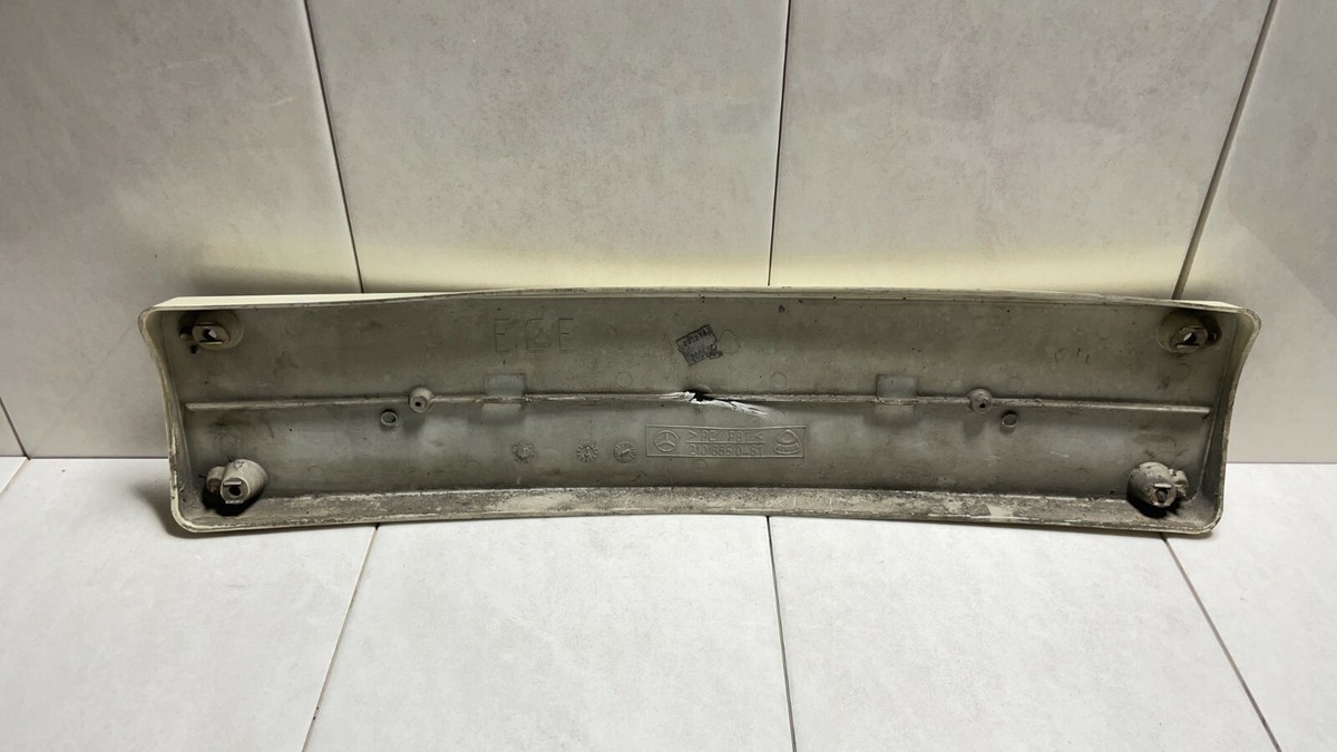 Original Mercedes Benz E-Class W210 License Plate Holder Front 