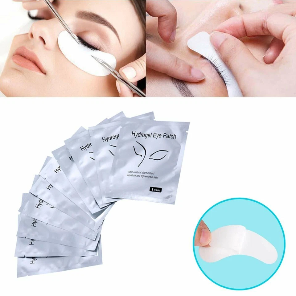 100 Pairs Under Eye pads Eyelash Pad Gel Patch Lint Lashes Extension eye Mask - Image 4 of 4