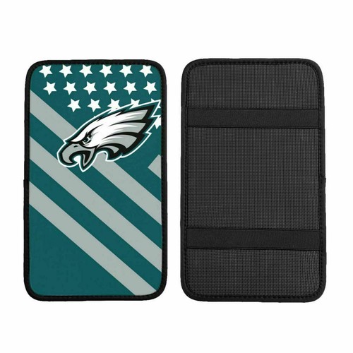 Philadelphia Eagles Armrest Cushion Auto Handrail Box Cover Center Console Pad - Picture 11 of 20