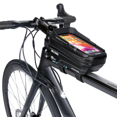 WILDMAN Fahrrad Lenkertasche Fahrradtasche Rahmentasche Oberrohrtasche 6.7''