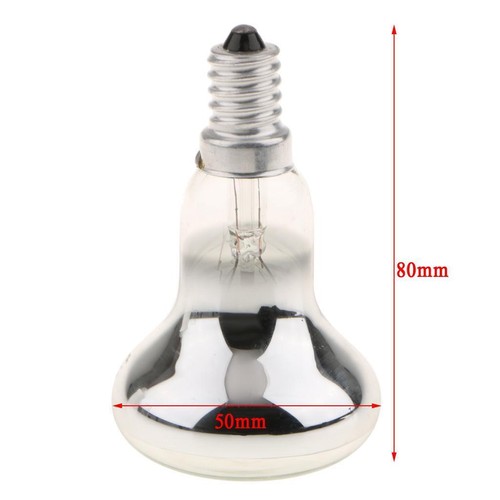 New Clear Reflector Spot Light Filament 40W R50 Bulb Lamp SES E14 Screw - Picture 2 of 8