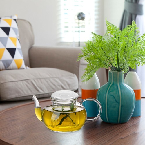 Glass Teapot Lid Office for Pots Water Kettle Accessories Holder - Imagen 9 de 12