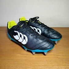 Canterbury Rugby Boots Size 8.5 Stampede Club 8 Stud Soft Ground Football Boots