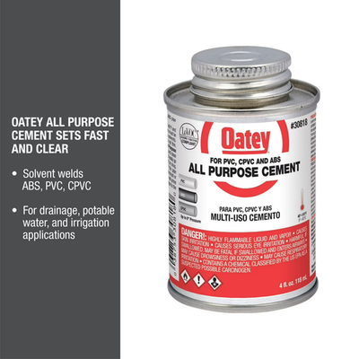 #ad #ad Oatey Clear All Purpose Cement For ABS CPVC PVC 32 oz 2pk $20.99