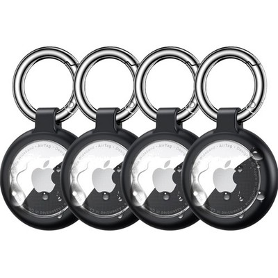 Airtag Case Waterproof Carbon Fibre Keyring Luggage Pets Keychain Zubehör