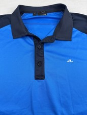 J Lindeberg Golf Polo Joel Slim Fit Field Sensor 2.0 Performance Stretch Mens L