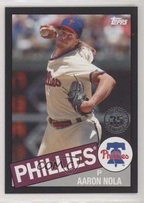 2020 Topps 1985 Topps Baseball Series 2 Black 34/299 Aaron Nola #85TB-34 n1u