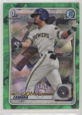 2020 Bowman Chrome Draft Sapphire Green 28/50 Freddy Zamora #BD-46 9hx