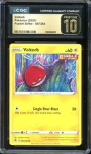 Pokemon TCG Fusion Strike #087 Voltorb Non-Holo CGC 10 PRISTINE Komiya