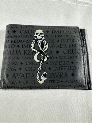 Harry Potter unforgivable curses bifold black wallet