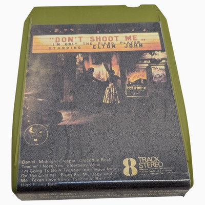 TESTED & REBUILT! ELTON JOHN Don't Shoot Me 1972 A+ 8-track cartridge