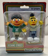 Sesame Street Friends 2 Pack Bert & Ernie 3" Posable Figures NEW